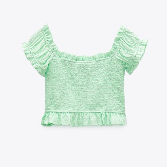 Zara dotted crop top - Picture 4 of 5